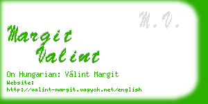 margit valint business card